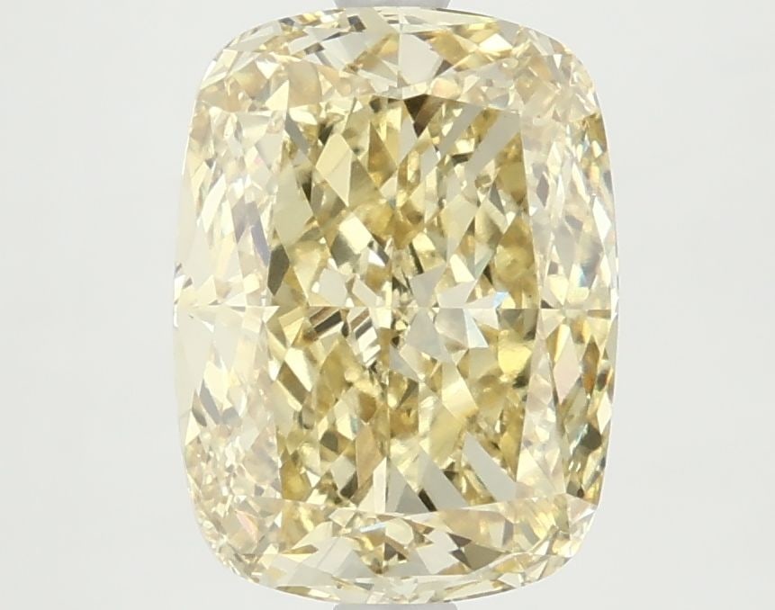 Loose Diamond - CUSHION MODIFIED 4.03ct Fancy Intense Yellow VS1: Loose Diamond - CUSHION MODIFIED 4.03ct Fancy Intense Yellow VS1 Source: This is a real non-mined Diamond that has been grown in a lab Shape: CUSHION MODIFIED Carats: 4.03 Color: Fancy Intense Yellow 