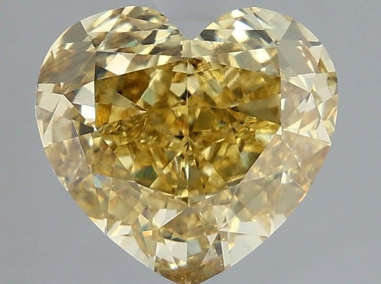 Loose Diamond - HEART 3.07ct Fancy Intense Yellow VS1: Loose Diamond - HEART 3.07ct Fancy Intense Yellow VS1 Source: This is a real non-mined Diamond that has been grown in a lab Shape: HEART Carats: 3.07 Color: Fancy Intense Yellow Certification: IGI Vid