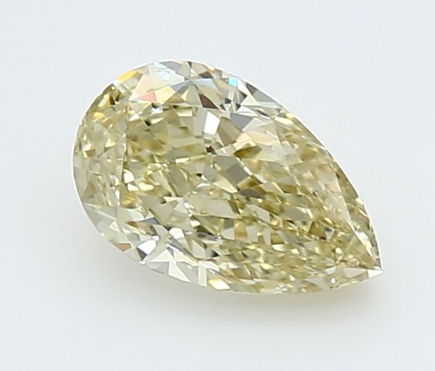 Loose Diamond - PEAR 1.01ct Fancy Light Yellow VVS2: Loose Diamond - PEAR 1.01ct Fancy Light Yellow VVS2 Source: This is a real non-mined Diamond that has been grown in a lab Shape: PEAR Carats: 1.01 Color: Fancy Light Yellow Certification: IGI Video: