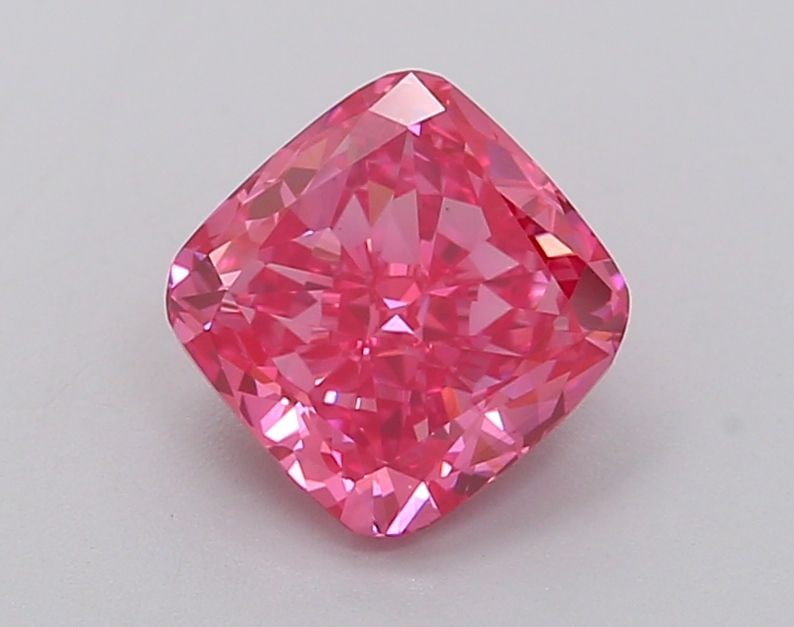 Loose Diamond - CUSHION BRILLIANT 1.5ct Fancy Vivid Pink VS1: Loose Diamond - CUSHION BRILLIANT 1.5ct Fancy Vivid Pink VS1 Source: This is a real non-mined Diamond that has been grown in a lab Shape: CUSHION BRILLIANT Carats: 1.5 Color: Fancy Vivid Pink Certific