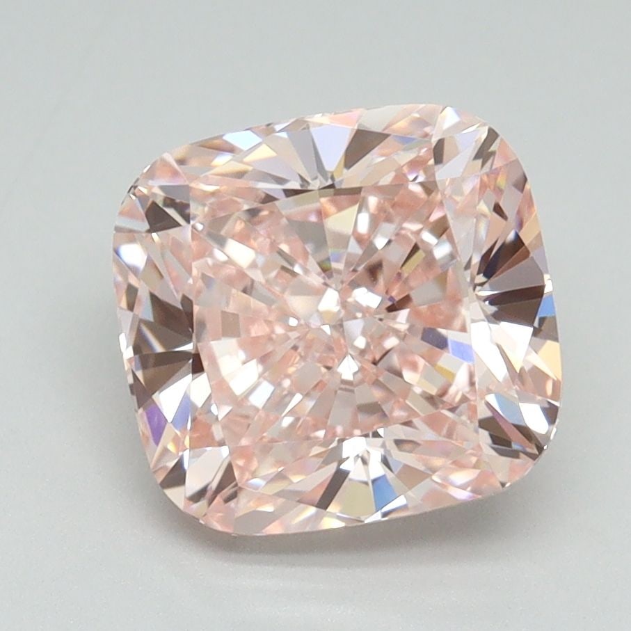 Loose Diamond - CUSHION BRILLIANT 3.0ct Fancy Intense Pink VS1: Loose Diamond - CUSHION BRILLIANT 3.0ct Fancy Intense Pink VS1 Source: This is a real non-mined Diamond that has been grown in a lab Shape: CUSHION BRILLIANT Carats: 3.0 Color: Fancy Intense Pink Cert