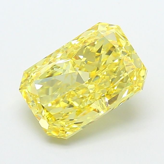 Loose Diamond - RADIANT 3.08ct Fancy Intense Yellow VVS2: Loose Diamond - RADIANT 3.08ct Fancy Intense Yellow VVS2 Source: This is a real non-mined Diamond that has been grown in a lab Shape: RADIANT Carats: 3.08 Color: Fancy Intense Yellow Certification: IG