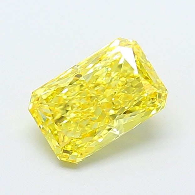 Loose Diamond - RADIANT 1.58ct Fancy Vivid Yellow VVS2: Loose Diamond - RADIANT 1.58ct Fancy Vivid Yellow VVS2 Source: This is a real non-mined Diamond that has been grown in a lab Shape: RADIANT Carats: 1.58 Color: Fancy Vivid Yellow Certification: IGI Vi