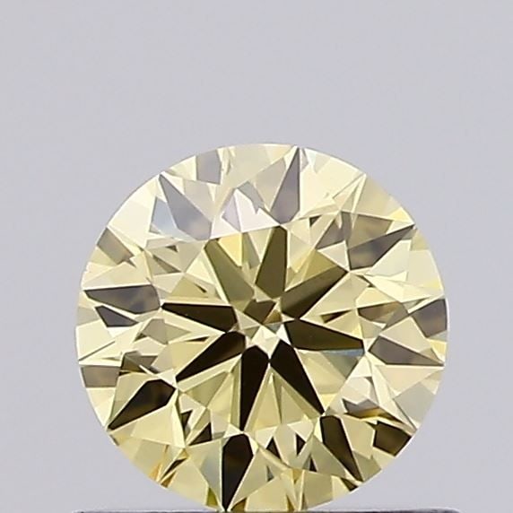 Ideal Loose Diamond - ROUND 0.55ct Fancy Light Yellow VS1: Ideal Loose Diamond - ROUND 0.55ct Fancy Light Yellow VS1 Source: This is a real non-mined Diamond that has been grown in a lab Shape: ROUND Carats: 0.55 Color: Fancy Light Yellow Certification: IGI V