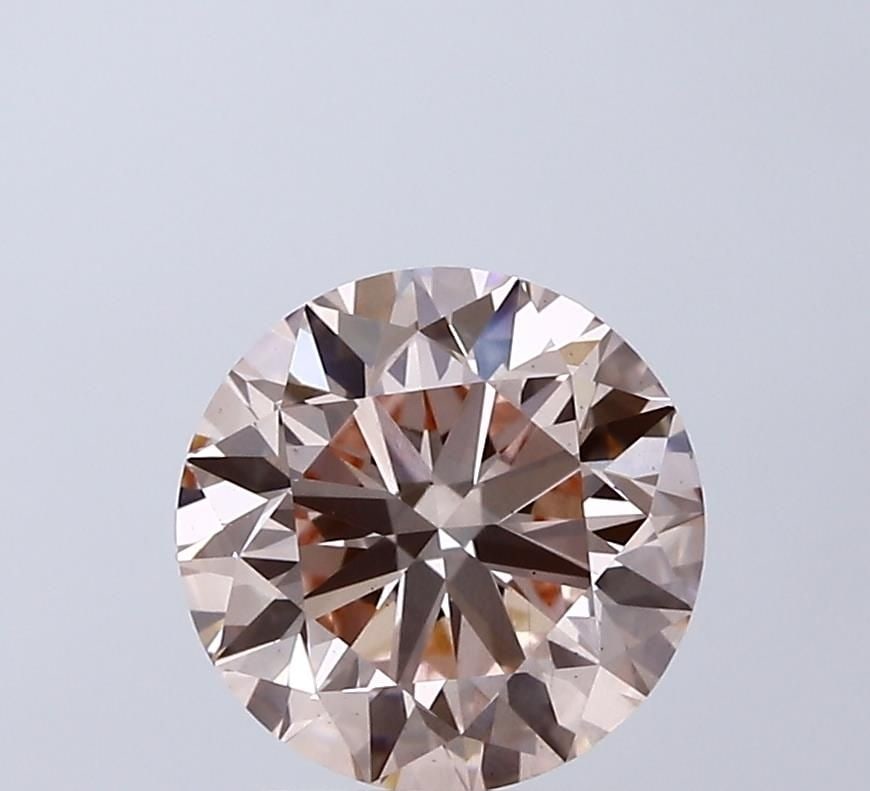 Loose Diamond - ROUND 2.06ct Fancy Pink VS2: Loose Diamond - ROUND 2.06ct Fancy Pink VS2 Source: This is a real non-mined Diamond that has been grown in a lab Shape: ROUND Carats: 2.06 Color: Fancy Pink Certification: IGI Video: