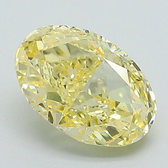 Loose Diamond - OVAL 1.36ct Fancy Intense Yellow VS1: Loose Diamond - OVAL 1.36ct Fancy Intense Yellow VS1 Source: This is a real non-mined Diamond that has been grown in a lab Shape: OVAL Carats: 1.36 Color: Fancy Intense Yellow Certification: IGI Video