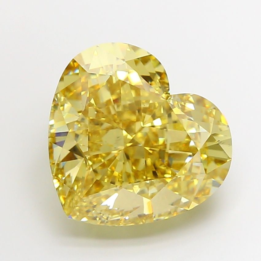 Loose Diamond - HEART 20.76ct Fancy Intense Yellow VS2: Loose Diamond - HEART 20.76ct Fancy Intense Yellow VS2 Source: This is a real non-mined Diamond that has been grown in a lab Shape: HEART Carats: 20.76 Color: Fancy Intense Yellow Certification: IGI V