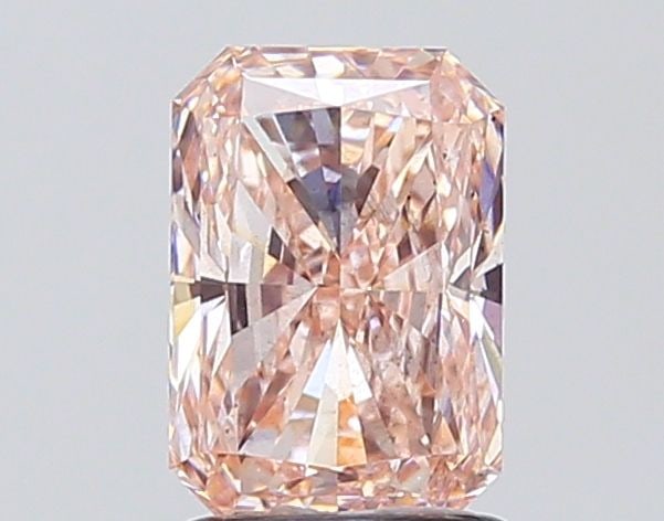 Loose Diamond - RADIANT 1.51ct Fancy Brownish Pink SI1: Loose Diamond - RADIANT 1.51ct Fancy Brownish Pink SI1 Source: This is a real non-mined Diamond that has been grown in a lab Shape: RADIANT Carats: 1.51 Color: Fancy Brownish Pink Certification: IGI V