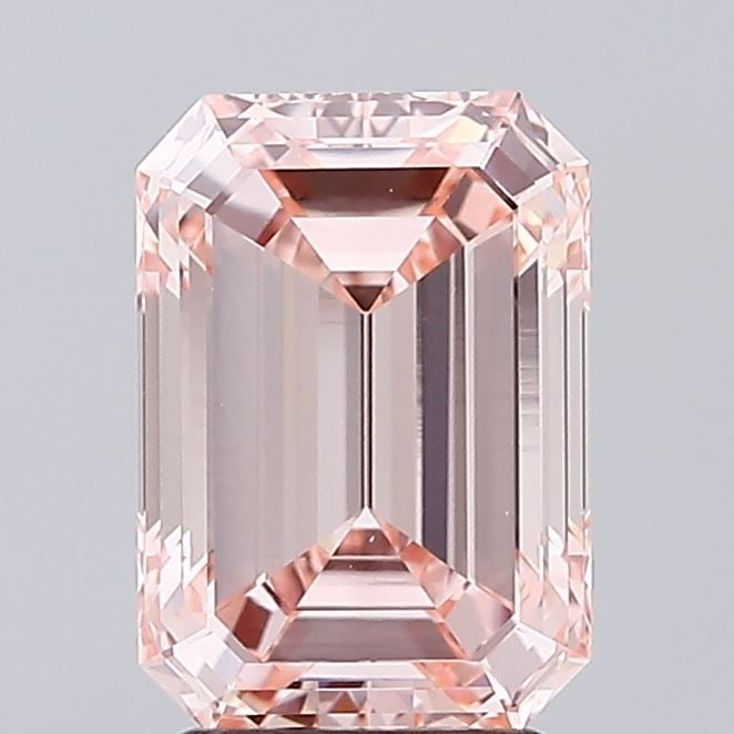 Loose Diamond - EMERALD 3.01ct Fancy Intense Pink VS1: Loose Diamond - EMERALD 3.01ct Fancy Intense Pink VS1 Source: This is a real non-mined Diamond that has been grown in a lab Shape: EMERALD Carats: 3.01 Color: Fancy Intense Pink Certification: IGI Vid
