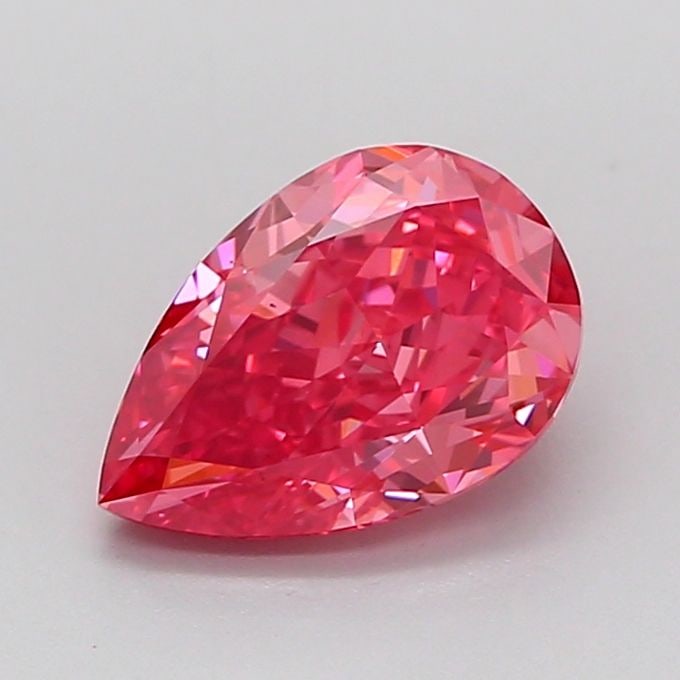 Loose Diamond - PEAR 1.43ct Fancy Vivid Pink VS1: Loose Diamond - PEAR 1.43ct Fancy Vivid Pink VS1 Source: This is a real non-mined Diamond that has been grown in a lab Shape: PEAR Carats: 1.43 Color: Fancy Vivid Pink Certification: IGI Video: