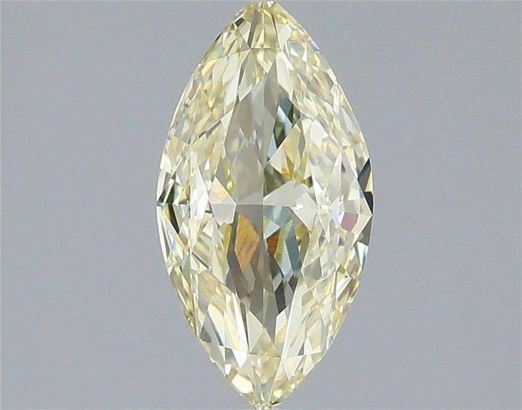 Loose Diamond - MARQUISE 1.52ct Fancy Light Yellow VVS2: Loose Diamond - MARQUISE 1.52ct Fancy Light Yellow VVS2 Source: This is a real non-mined Diamond that has been grown in a lab Shape: MARQUISE Carats: 1.52 Color: Fancy Light Yellow Certification: IGI 