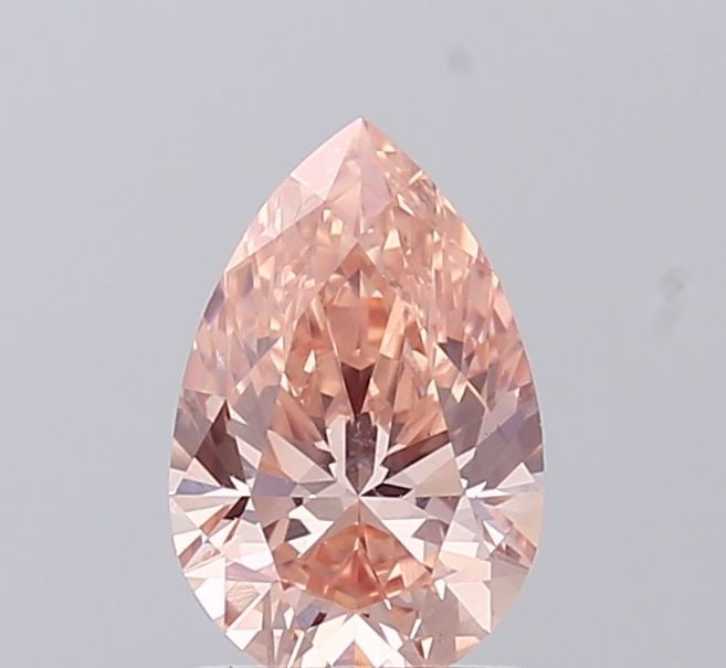 Loose Diamond - PEAR 1.09ct Fancy Pinkish Brown VS1: Loose Diamond - PEAR 1.09ct Fancy Pinkish Brown VS1 Source: This is a real non-mined Diamond that has been grown in a lab Shape: PEAR Carats: 1.09 Color: Fancy Pinkish Brown Certification: IGI Video: