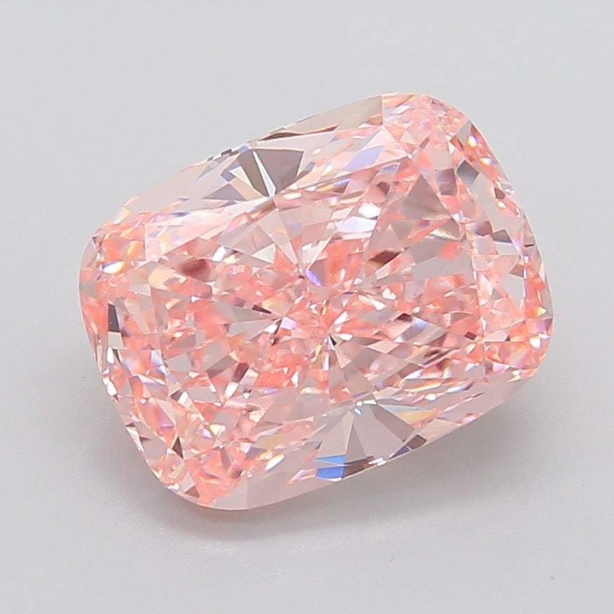 Loose Diamond - CUSHION MODIFIED 9.24ct Fancy Intense Pink VVS2: Loose Diamond - CUSHION MODIFIED 9.24ct Fancy Intense Pink VVS2 Source: This is a real non-mined Diamond that has been grown in a lab Shape: CUSHION MODIFIED Carats: 9.24 Color: Fancy Intense Pink Cer