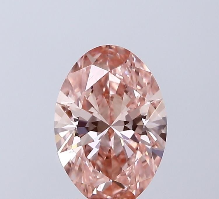 Loose Diamond - OVAL 1.06ct Fancy Vivid Pink VS1: Loose Diamond - OVAL 1.06ct Fancy Vivid Pink VS1 Source: This is a real non-mined Diamond that has been grown in a lab Shape: OVAL Carats: 1.06 Color: Fancy Vivid Pink Certification: IGI Video:
