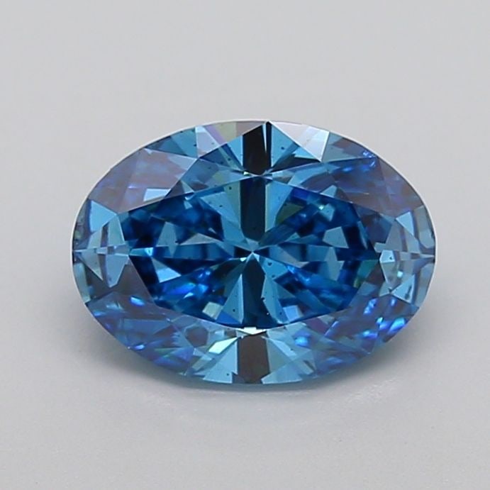 Loose Diamond - OVAL 3.01ct Fancy Vivid Blue SI1 (1 of 1)