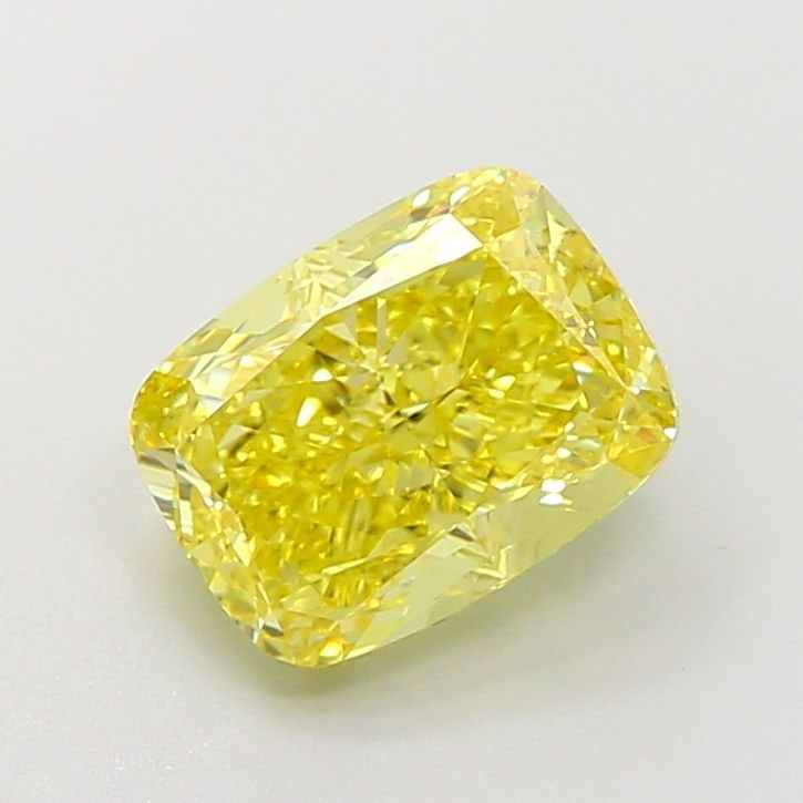Loose Diamond - CUSHION MODIFIED 4.09ct Fancy Vivid Yellow VS2: Loose Diamond - CUSHION MODIFIED 4.09ct Fancy Vivid Yellow VS2 Source: This is a real non-mined Diamond that has been grown in a lab Shape: CUSHION MODIFIED Carats: 4.09 Color: Fancy Vivid Yellow Cert