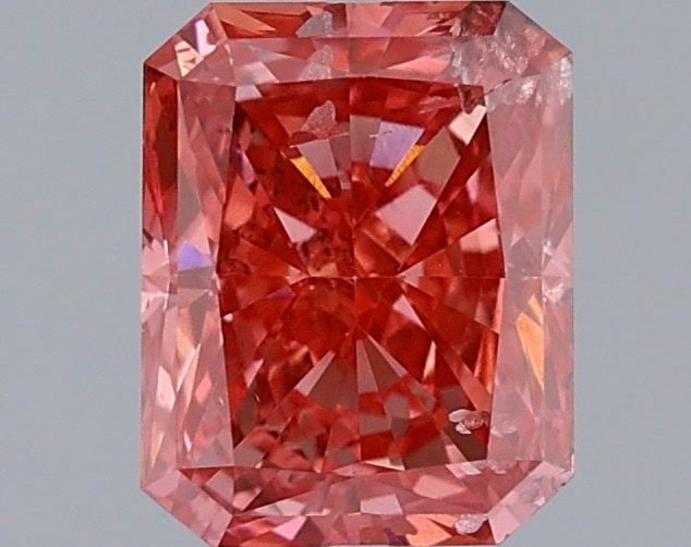 Loose Diamond - RADIANT 1.53ct Fancy Vivid Pink I1: Loose Diamond - RADIANT 1.53ct Fancy Vivid Pink I1 Source: This is a real non-mined Diamond that has been grown in a lab Shape: RADIANT Carats: 1.53 Color: Fancy Vivid Pink Certification: IGI Video: