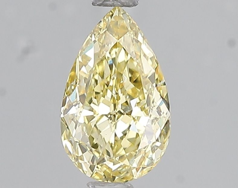 Loose Diamond - PEAR 1.08ct Fancy Intense Yellow VS1: Loose Diamond - PEAR 1.08ct Fancy Intense Yellow VS1 Source: This is a real non-mined Diamond that has been grown in a lab Shape: PEAR Carats: 1.08 Color: Fancy Intense Yellow Certification: IGI Video
