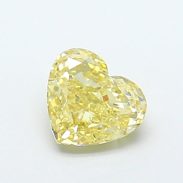 Loose Diamond - HEART 1.51ct Fancy Yellow VVS2: Loose Diamond - HEART 1.51ct Fancy Yellow VVS2 Source: This is a real non-mined Diamond that has been grown in a lab Shape: HEART Carats: 1.51 Color: Fancy Yellow Certification: IGI Video: