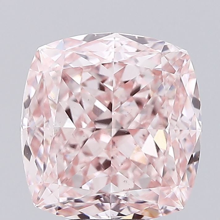 Loose Diamond - CUSHION MODIFIED 5.06ct Fancy Intense Pink VS1: Loose Diamond - CUSHION MODIFIED 5.06ct Fancy Intense Pink VS1 Source: This is a real non-mined Diamond that has been grown in a lab Shape: CUSHION MODIFIED Carats: 5.06 Color: Fancy Intense Pink Cert