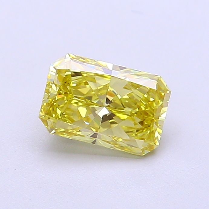 Loose Diamond - RADIANT 0.99ct Fancy Intense Yellow VS1: Loose Diamond - RADIANT 0.99ct Fancy Intense Yellow VS1 Source: This is a real non-mined Diamond that has been grown in a lab Shape: RADIANT Carats: 0.99 Color: Fancy Intense Yellow Certification: IGI