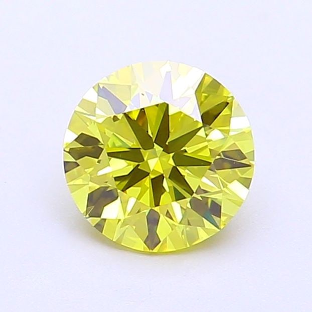 Ideal Loose Diamond - ROUND 1.04ct Fancy Vivid Yellow VVS1: Ideal Loose Diamond - ROUND 1.04ct Fancy Vivid Yellow VVS1 Source: This is a real non-mined Diamond that has been grown in a lab Shape: ROUND Carats: 1.04 Color: Fancy Vivid Yellow Certification: IGI 