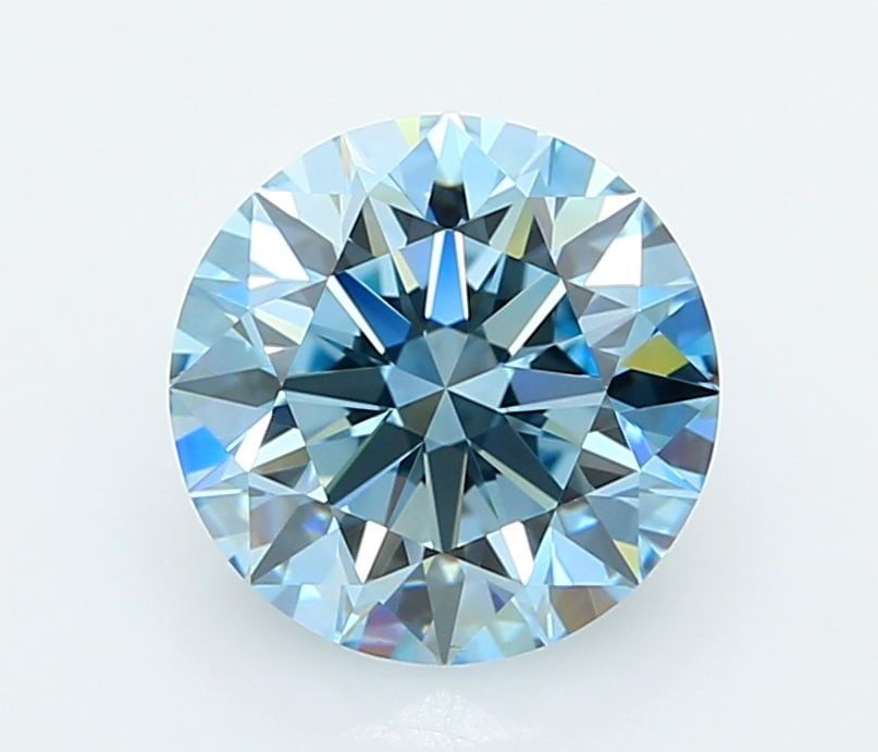 Ideal Loose Diamond - ROUND 3.03ct Fancy Vivid Blue VVS1: Ideal Loose Diamond - ROUND 3.03ct Fancy Vivid Blue VVS1 Source: This is a real non-mined Diamond that has been grown in a lab Shape: ROUND Carats: 3.03 Color: Fancy Vivid Blue Certification: IGI Vide