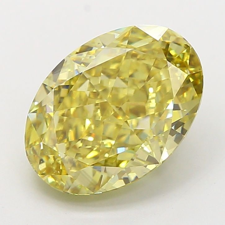 Loose Diamond - OVAL 5.02ct Fancy Intense Yellow VS1: Loose Diamond - OVAL 5.02ct Fancy Intense Yellow VS1 Source: This is a real non-mined Diamond that has been grown in a lab Shape: OVAL Carats: 5.02 Color: Fancy Intense Yellow Certification: IGI Video