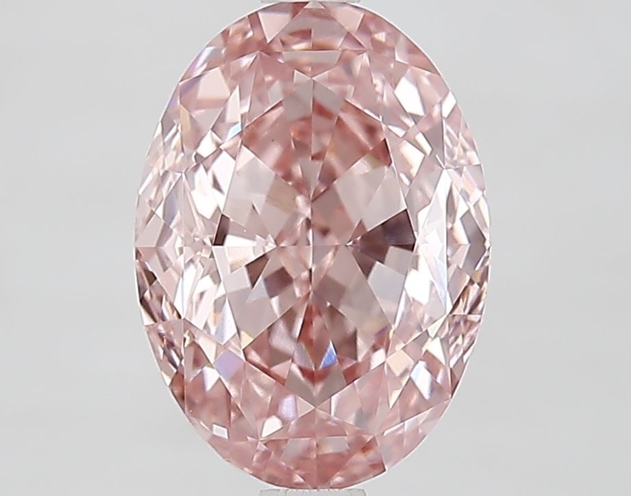 Loose Diamond - OVAL 3.17ct Fancy Vivid Pink VVS2: Loose Diamond - OVAL 3.17ct Fancy Vivid Pink VVS2 Source: This is a real non-mined Diamond that has been grown in a lab Shape: OVAL Carats: 3.17 Color: Fancy Vivid Pink Certification: IGI Video: