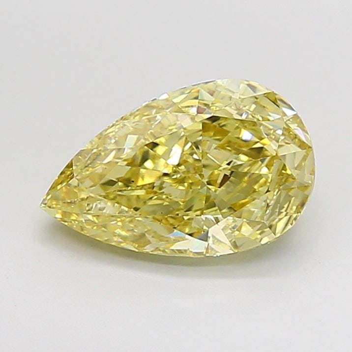 Loose Diamond - PEAR 3.02ct Fancy Intense Yellow VS1: Loose Diamond - PEAR 3.02ct Fancy Intense Yellow VS1 Source: This is a real non-mined Diamond that has been grown in a lab Shape: PEAR Carats: 3.02 Color: Fancy Intense Yellow Certification: IGI Video