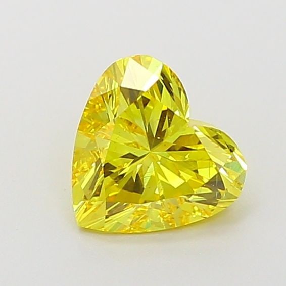 Loose Diamond - HEART 1.02ct Fancy Vivid Yellow VS2: Loose Diamond - HEART 1.02ct Fancy Vivid Yellow VS2 Source: This is a real non-mined Diamond that has been grown in a lab Shape: HEART Carats: 1.02 Color: Fancy Vivid Yellow Certification: IGI Video: