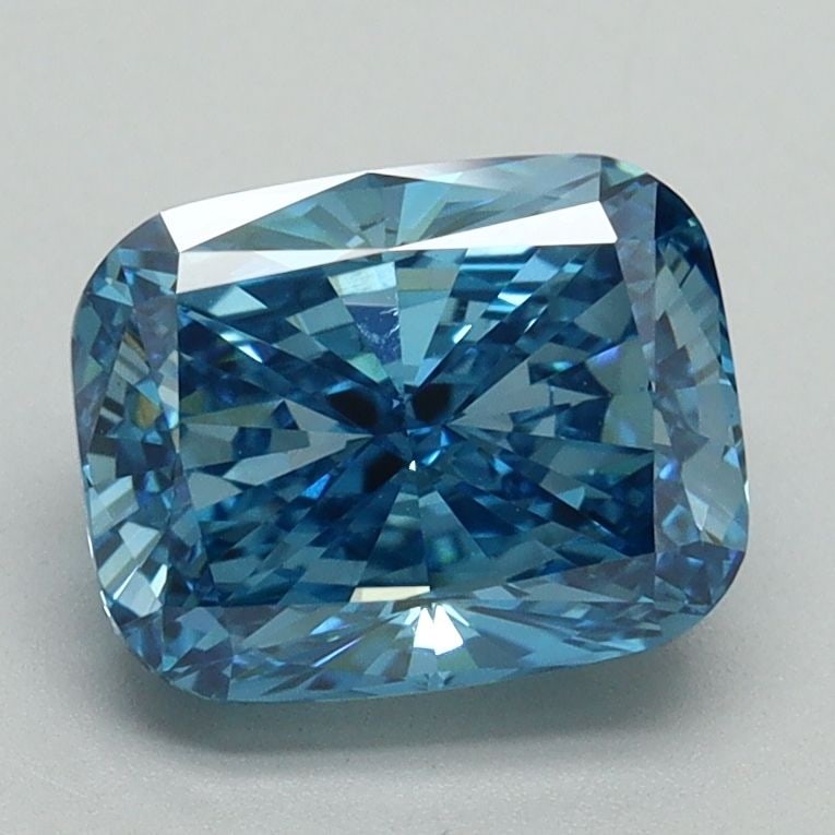 Loose Diamond - CUSHION BRILLIANT 2.0ct Fancy Vivid Blue VVS2: Loose Diamond - CUSHION BRILLIANT 2.0ct Fancy Vivid Blue VVS2 Source: This is a real non-mined Diamond that has been grown in a lab Shape: CUSHION BRILLIANT Carats: 2.0 Color: Fancy Vivid Blue Certifi