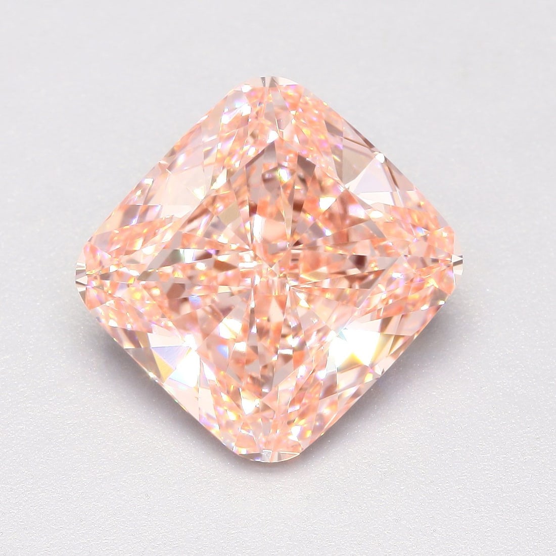 Loose Diamond - CUSHION MODIFIED 3.51ct Fancy Vivid Pink VVS2: Loose Diamond - CUSHION MODIFIED 3.51ct Fancy Vivid Pink VVS2 Source: This is a real non-mined Diamond that has been grown in a lab Shape: CUSHION MODIFIED Carats: 3.51 Color: Fancy Vivid Pink Certifi