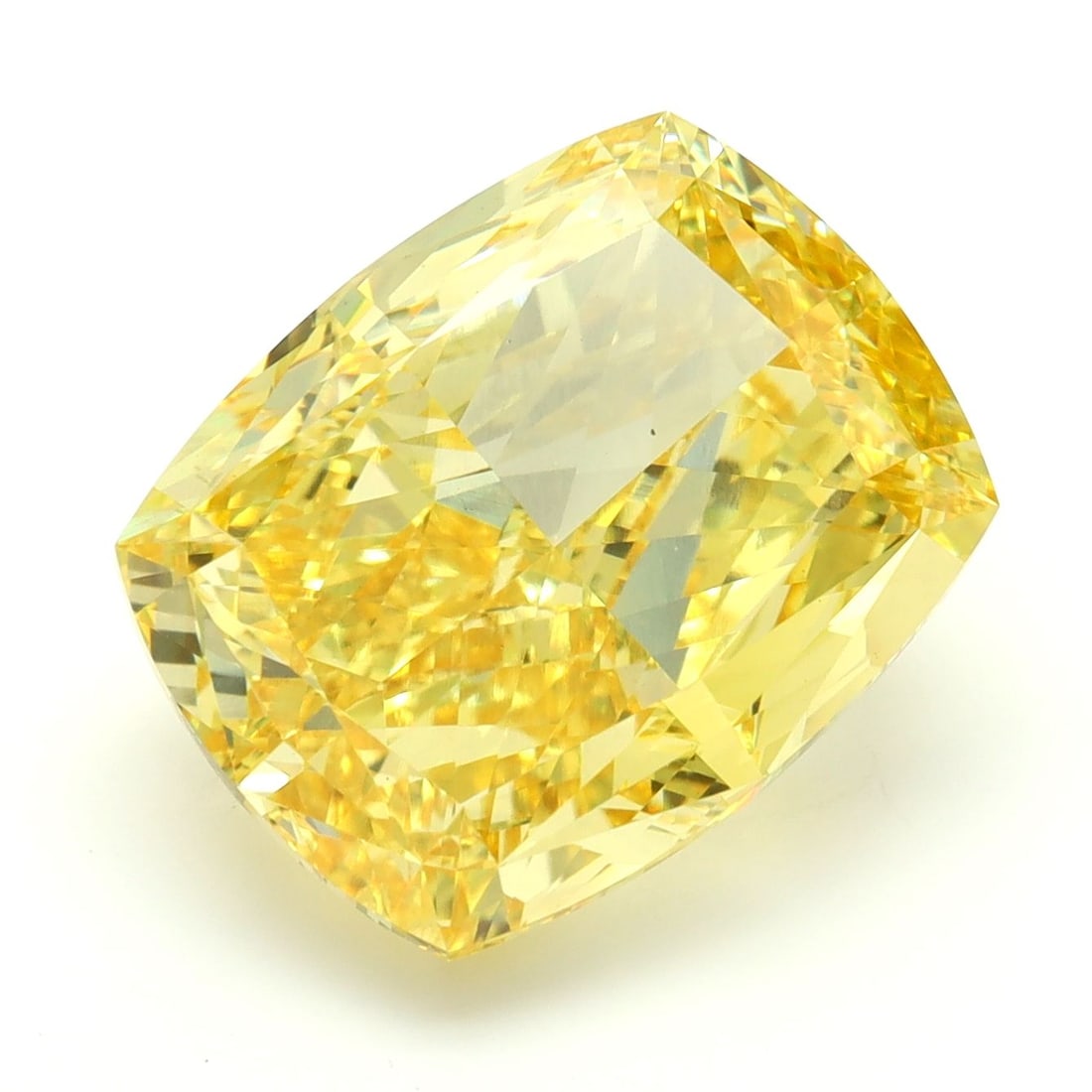 Loose Diamond - CUSHION MODIFIED 10.06ct Fancy Vivid Yellow VS1: Loose Diamond - CUSHION MODIFIED 10.06ct Fancy Vivid Yellow VS1 Source: This is a real non-mined Diamond that has been grown in a lab Shape: CUSHION MODIFIED Carats: 10.06 Color: Fancy Vivid Yellow Ce