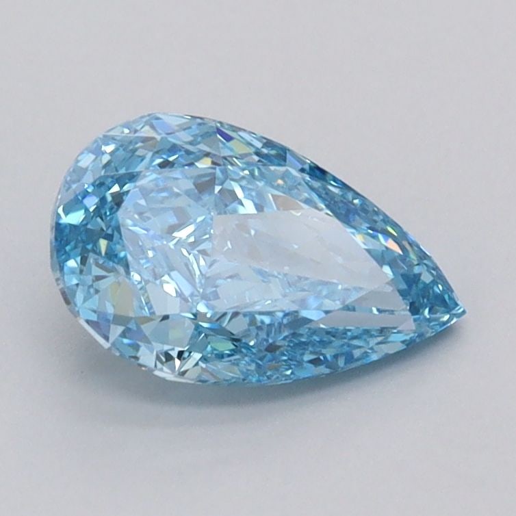Loose Diamond - PEAR 1.05ct Fancy Vivid Blue VVS1: Loose Diamond - PEAR 1.05ct Fancy Vivid Blue VVS1 Source: This is a real non-mined Diamond that has been grown in a lab Shape: PEAR Carats: 1.05 Color: Fancy Vivid Blue Certification: IGI Video: