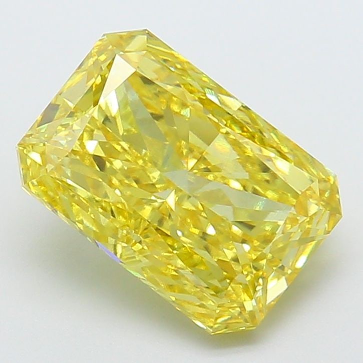 Loose Diamond - RADIANT 5.02ct Fancy Intense Yellow VS2: Loose Diamond - RADIANT 5.02ct Fancy Intense Yellow VS2 Source: This is a real non-mined Diamond that has been grown in a lab Shape: RADIANT Carats: 5.02 Color: Fancy Intense Yellow Certification: IGI