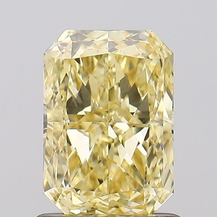 Loose Diamond - RADIANT 1.04ct Fancy Yellow VS1: Loose Diamond - RADIANT 1.04ct Fancy Yellow VS1 Source: This is a real non-mined Diamond that has been grown in a lab Shape: RADIANT Carats: 1.04 Color: Fancy Yellow Certification: IGI Video: