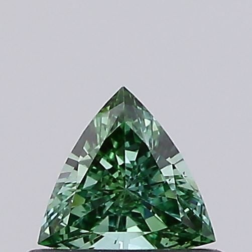 Loose Diamond - TRIANGULAR 0.26ct Fancy Vivid Green VS1: Loose Diamond - TRIANGULAR 0.26ct Fancy Vivid Green VS1 Source: This is a real non-mined Diamond that has been grown in a lab Shape: TRIANGULAR Carats: 0.26 Color: Fancy Vivid Green Certification: NON