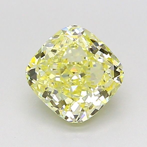 Loose Diamond - CUSHION MODIFIED 1.04ct Fancy Yellow VS1: Loose Diamond - CUSHION MODIFIED 1.04ct Fancy Yellow VS1 Source: This is a real non-mined Diamond that has been grown in a lab Shape: CUSHION MODIFIED Carats: 1.04 Color: Fancy Yellow Certification: I