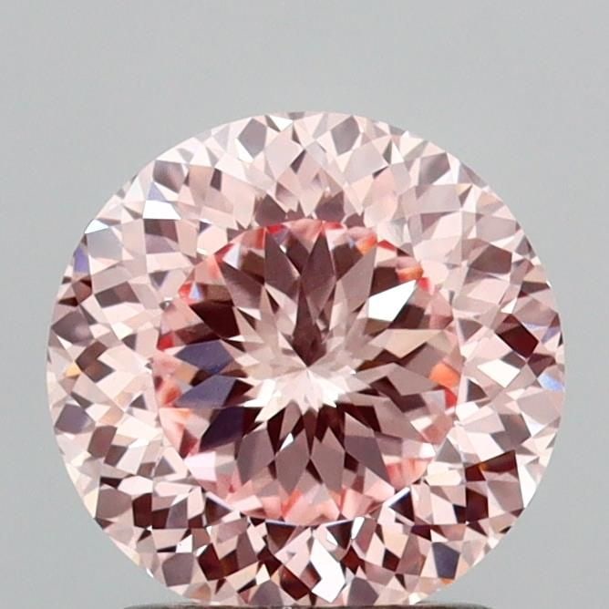 Loose Diamond - ROUND 1.56ct Fancy Pink VVS2: Loose Diamond - ROUND 1.56ct Fancy Pink VVS2 Source: This is a real non-mined Diamond that has been grown in a lab Shape: ROUND Carats: 1.56 Color: Fancy Pink Certification: IGI Video: