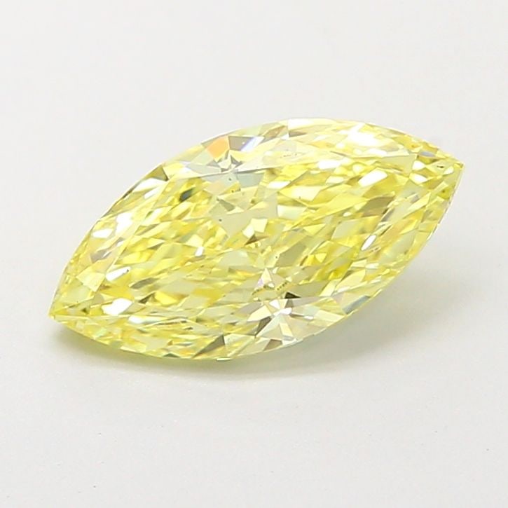 Loose Diamond - MARQUISE 1.35ct Fancy Vivid Yellow VS2: Loose Diamond - MARQUISE 1.35ct Fancy Vivid Yellow VS2 Source: This is a real non-mined Diamond that has been grown in a lab Shape: MARQUISE Carats: 1.35 Color: Fancy Vivid Yellow Certification: IGI V