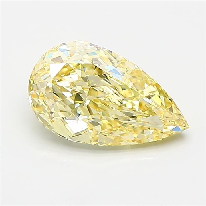 Loose Diamond - PEAR 1.4ct Fancy Yellow VS1: Loose Diamond - PEAR 1.4ct Fancy Yellow VS1 Source: This is a real non-mined Diamond that has been grown in a lab Shape: PEAR Carats: 1.4 Color: Fancy Yellow Certification: IGI Video: