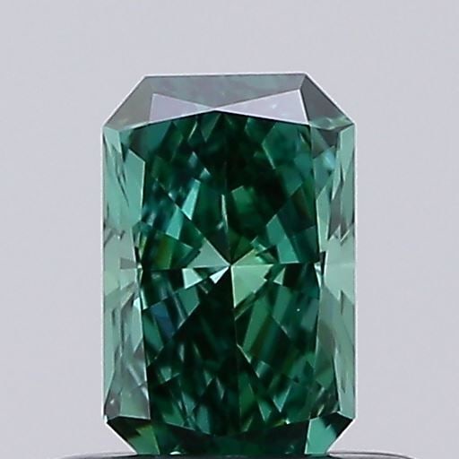 Loose Diamond - RADIANT 0.39ct Fancy Vivid Green VS1: Loose Diamond - RADIANT 0.39ct Fancy Vivid Green VS1 Source: This is a real non-mined Diamond that has been grown in a lab Shape: RADIANT Carats: 0.39 Color: Fancy Vivid Green Certification: NONE Vide