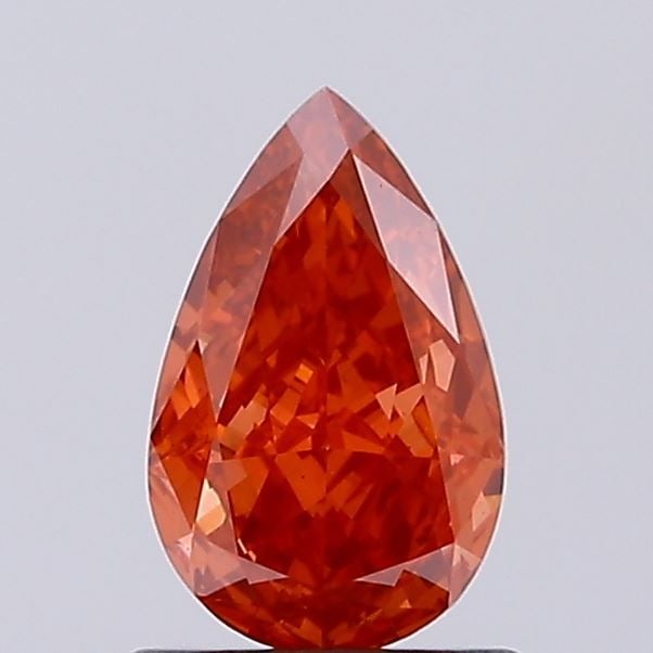 Loose Diamond - PEAR 0.95ct Fancy Vivid Red VS1: Loose Diamond - PEAR 0.95ct Fancy Vivid Red VS1 Source: This is a real non-mined Diamond that has been grown in a lab Shape: PEAR Carats: 0.95 Color: Fancy Vivid Red Certification: NONE Video:
