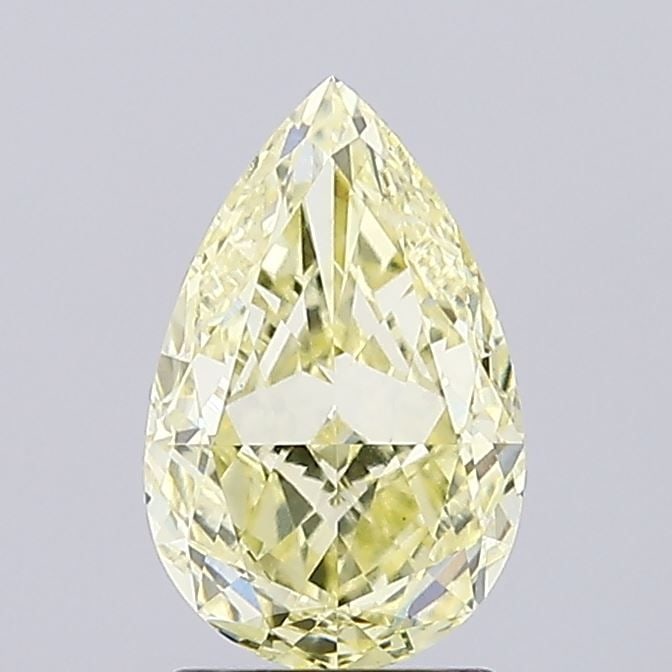 Loose Diamond - PEAR 2.01ct Fancy Yellow VS1: Loose Diamond - PEAR 2.01ct Fancy Yellow VS1 Source: This is a real non-mined Diamond that has been grown in a lab Shape: PEAR Carats: 2.01 Color: Fancy Yellow Certification: IGI Video: