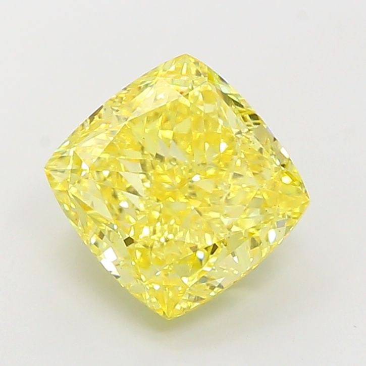 Loose Diamond - CUSHION MODIFIED 6.02ct Fancy Intense Yellow VS2: Loose Diamond - CUSHION MODIFIED 6.02ct Fancy Intense Yellow VS2 Source: This is a real non-mined Diamond that has been grown in a lab Shape: CUSHION MODIFIED Carats: 6.02 Color: Fancy Intense Yellow 