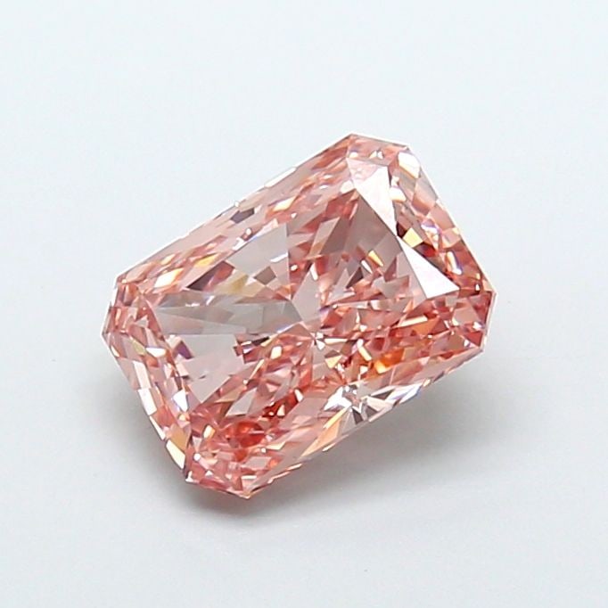 Loose Diamond - RADIANT 3.01ct Fancy Intense Brownish Pink VS1: Loose Diamond - RADIANT 3.01ct Fancy Intense Brownish Pink VS1 Source: This is a real non-mined Diamond that has been grown in a lab Shape: RADIANT Carats: 3.01 Color: Fancy Intense Brownish Pink Cert