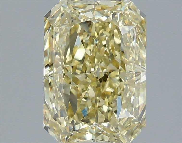 Loose Diamond - RADIANT 2.08ct Fancy Yellow VS1: Loose Diamond - RADIANT 2.08ct Fancy Yellow VS1 Source: This is a real non-mined Diamond that has been grown in a lab Shape: RADIANT Carats: 2.08 Color: Fancy Yellow Certification: IGI Video:
