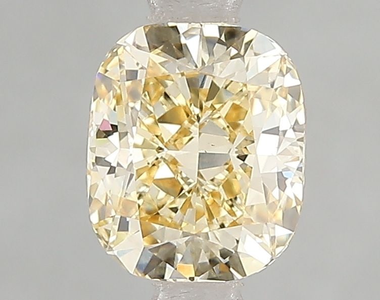 Loose Diamond - CUSHION MODIFIED 1.6ct Fancy Intense Yellow VS1: Loose Diamond - CUSHION MODIFIED 1.6ct Fancy Intense Yellow VS1 Source: This is a real non-mined Diamond that has been grown in a lab Shape: CUSHION MODIFIED Carats: 1.6 Color: Fancy Intense Yellow Ce