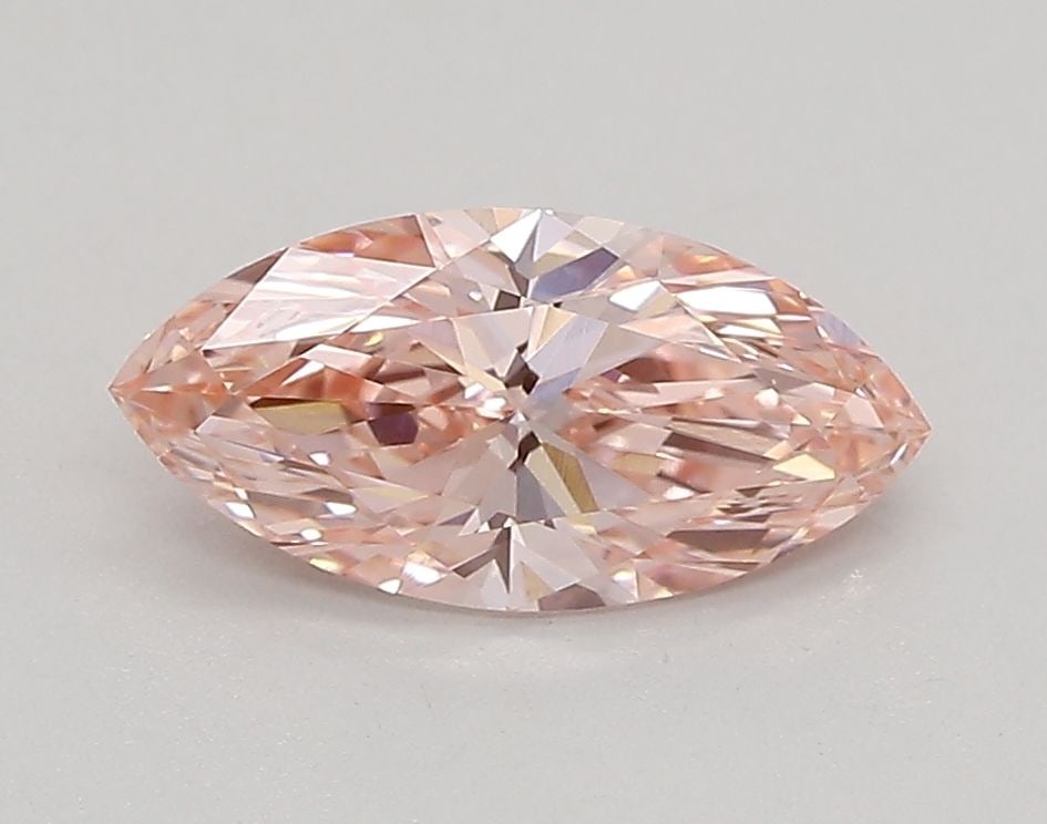 Loose Diamond - MARQUISE 0.77ct Fancy Vivid Pink VVS1: Loose Diamond - MARQUISE 0.77ct Fancy Vivid Pink VVS1 Source: This is a real non-mined Diamond that has been grown in a lab Shape: MARQUISE Carats: 0.77 Color: Fancy Vivid Pink Certification: IGI Vide